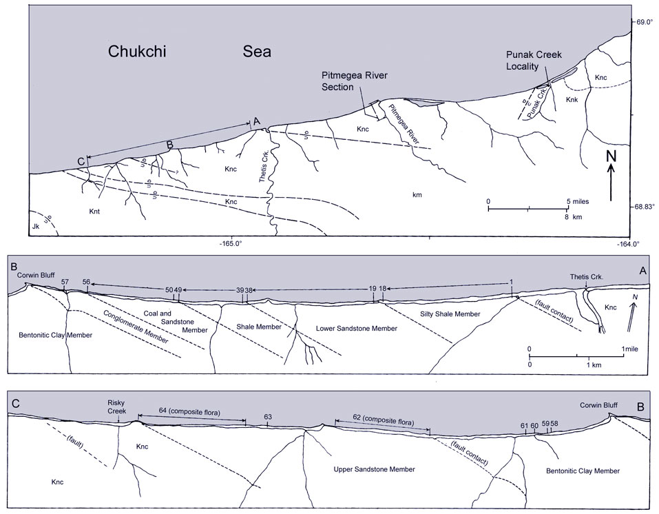map of the corwin Bluffs area
