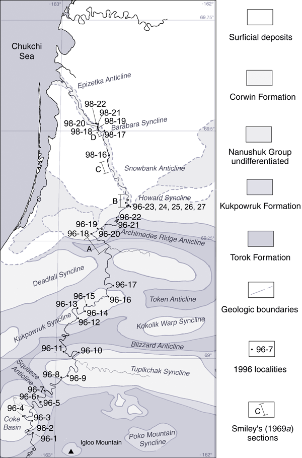 Map of Kukpowruk River