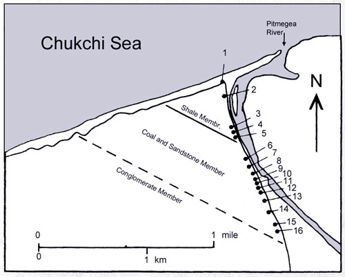 map of the Pitmegea River Section